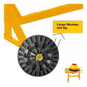 Roda betoneira universal cap 350kg (500100) (Fb Pneus)