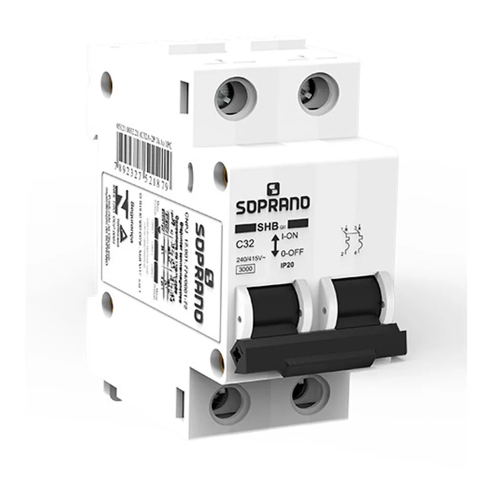 Disjuntor din 2x032ax03ka curva c shb gii-c (soprano)