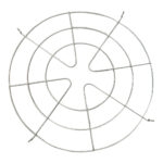 Grade p/ luminaria industrial 20" (tl20) (olivo)