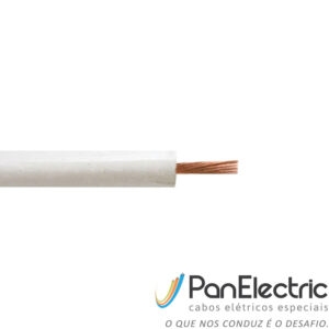 Rolo-fio silicone flexivel 2,50mm 200c 750v (100mt) branco