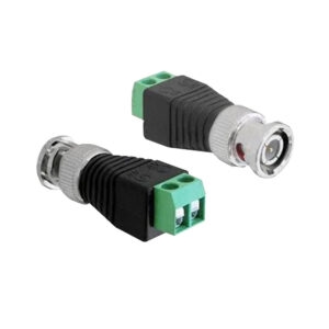 Conector bnc c/borne macho cftv Mxt