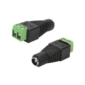 Conector c/borne 2.1 j4 fêmea cftv (002.282)(Mxt)