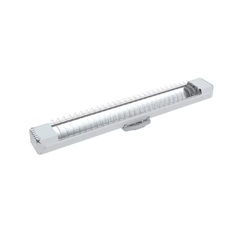(Opl) lum. oval alet.br.vazia p/tubo led 2x060cm pratika 3823