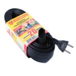 Cordão 2p m/f prolong. pp 2x2,50 20,00mt pt. (megatron)