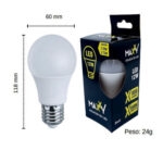 Lâmpada led bulbo 12w 3000k biv. (max-0123) (maxxy)