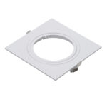 Spot emb. quad. abs branco plano mini dicróica mr11 / 070X070X035mm / 1XGU10  (190020) (Pix)