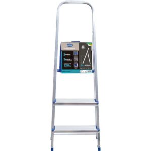 Escada aluminio 3 degrau uso domestico 005101 (mor)