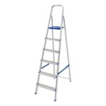 Escada aluminio 6 degrau uso domestico 005104 (mor)