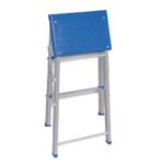 Escada aluminio 3 degrau banqueta uso domestico 005107 (mor)