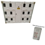 Painel alum. p/12 med. tarifa br. 1690x1370x200 (comando)