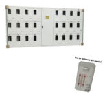 Painel alum. p/24 med. tarifa br. 3080x1370x200 (comando)