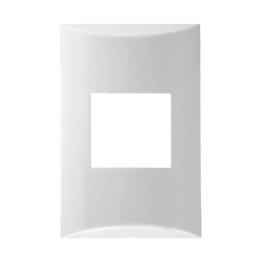 Placa 4x2 p/02 modulos horiz. (571121) (brava) (soprano)