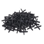 Espaçador piso 1.0mm c/100 pçs preto totti (Multicerto)