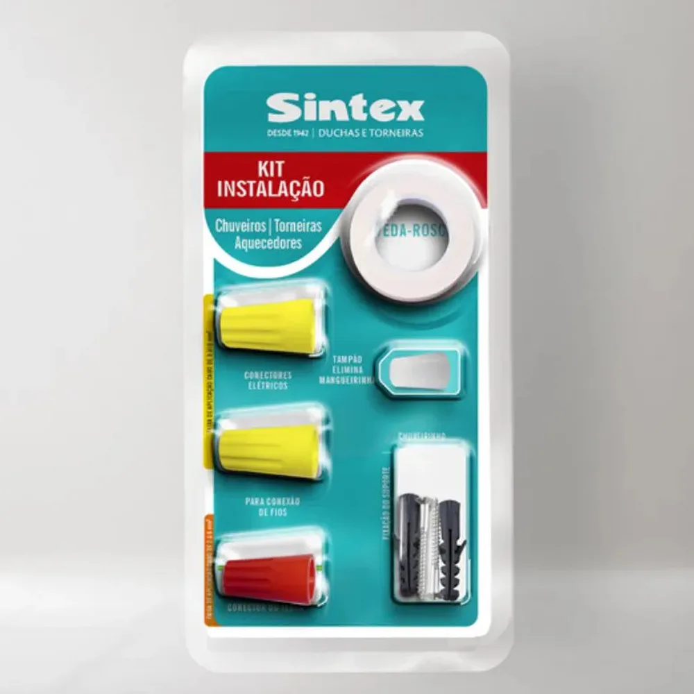 Kit instalação chuveiros torneiras aquecedores (t5153) Sintex