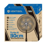 Ventilador coluna 30cm pt 220v turbo 6P (8234) (Ventisol)