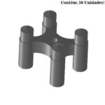 Espaçador Cadeirinha Tipo Torre 50pc (AC25) (Plast Indaial)