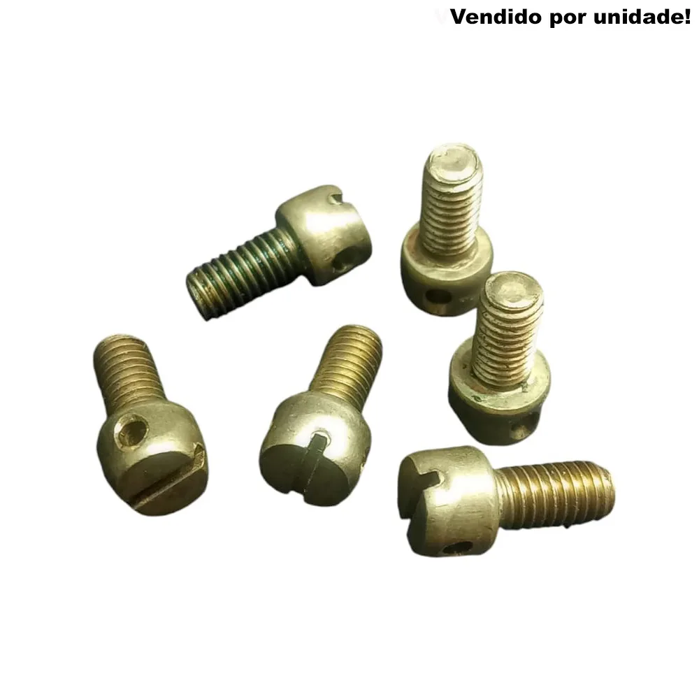 Parafuso cab cilin fenda m6x12 lt furo p/lacre (1121153) (Taf)
