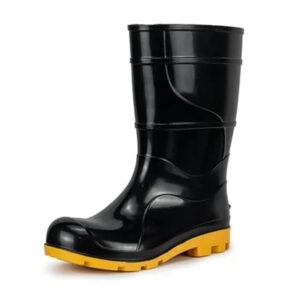 Bota pvc pt/am s/forro 26cm cano médio tam 35/36 ca:32180 (Crival)