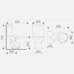 Caixa acoplada mec simples Dalia Acessível br (55CA03D1FB) (Fiori)
