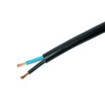 Rolo-cabo pp 2x01,00mm 500v 100mt preto (corfio)
