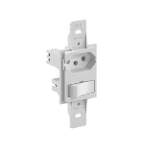 Interrup p/condulete 1ts+tomada 2p+t 20a s/placa branco (Weg)