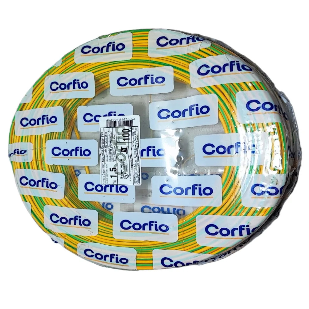 (Corfio) rolo-cabo flexivel 750v 04,00mm 100mt brasil