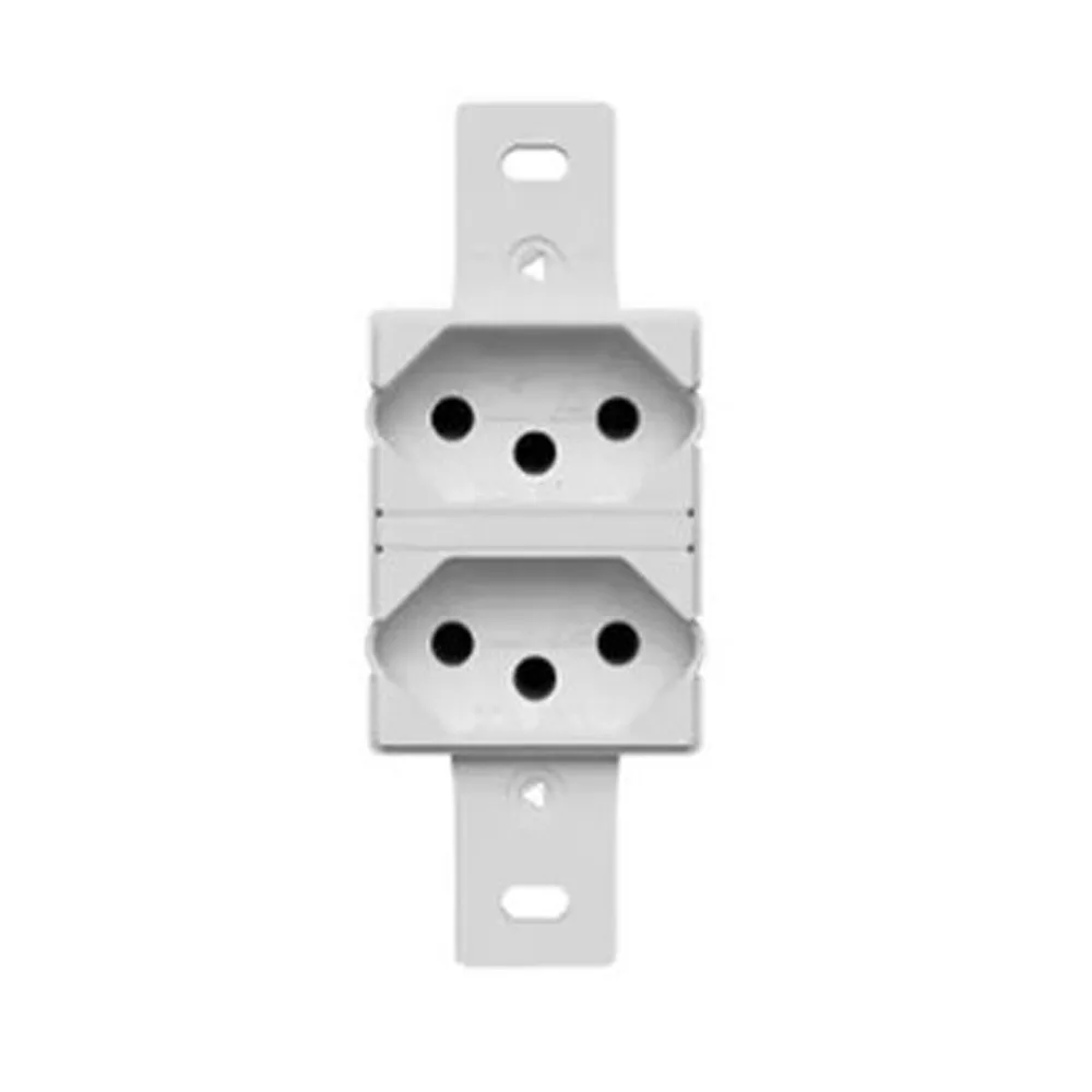 Tomada dupla p/condulete 2p+t 20a branca (13330083) (klin)Weg