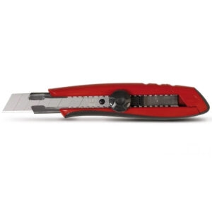 Estilete plástico 18mm c/ 1 lâmina trava rosca exact (Starrett)