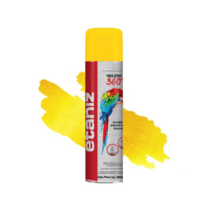 Tinta spray 400 ml 210gr amarelo (etaniz)