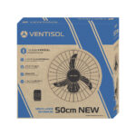 (Ventisol) ventilador parede 50cm pt 220v new