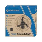 (Ventisol) ventilador parede 50cm pt 220v new