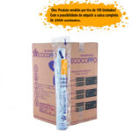 Copo plástico ecocoppo pp 180ml c/ 100un transp. (1462) (Bonfanti)