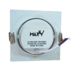 Spot emb. qdr. led cob branco 7w 588lm 6500k 95x95x45 (Max-7476) (Maxxy)