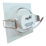 Spot emb. qdr. led cob branco 7w 588lm 6500k 95x95x45 (Max-7476) (Maxxy)