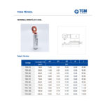 Terminal bimetalico anel 95,0mm - tba-95 (256) (Tcm)