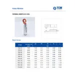 Terminal bimetalico anel 120,0mm - tba - 120 (257) (Tcm)