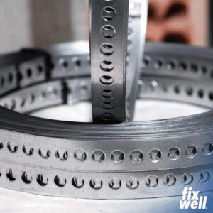 Cinta aço galvanizada perfurada profissional 19x25m (05962) (Fixwell)