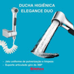 Ducha higiênica elegance c/ registro 2 saídas cr (DHC02S) (Sintex)