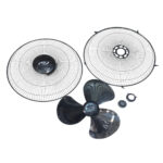 4 Ventiladores coluna 40cm preto 127v/50w turbo 3p Mundial