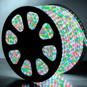 Mangueira luminosa 2f. 10,5mm 24 led 127v 100m colorida (7100C) (Natal)