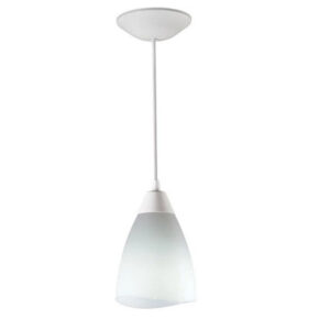 Luminária pendente joaquina 1xe27 branco branco (5359) (demi)