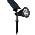 Espeto (solar) p/jardim led 2w pt verde (Ctb)