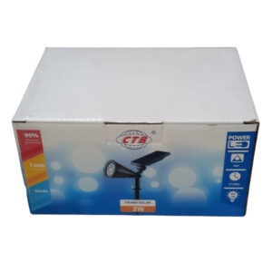 Espeto (solar) p/jardim led 2w pt verde (Ctb)
