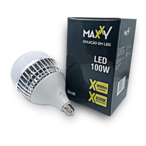 Lâmpada led super bulbo 100w e-27 6500k biv. (Max-1228) (Maxxy)