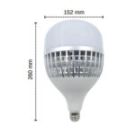 Lâmpada led super bulbo 100w e-27 6500k biv. (Max-1228) (Maxxy)