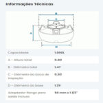 Tanque pe   1.000 l h0,80 (fortlev)