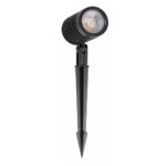 Espeto p/ jardim led 5w 3000k biv. pt (MAX-0939) (Maxxy)