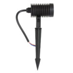 Espeto p/ jardim led 5w 3000k biv. pt (MAX-0939) (Maxxy)