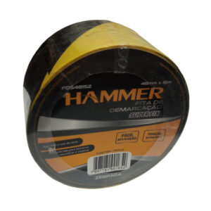 Fita demarcação solo zebrada 48mm x 15mt (gyfds4815z) Hammer