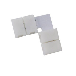 Conector emenda (l) s/solda p/fita led smd 2835/5050